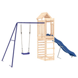 vidaXL Outdoor Playset Solid Wood Pine - Sturdy and Fun Playground Equipment