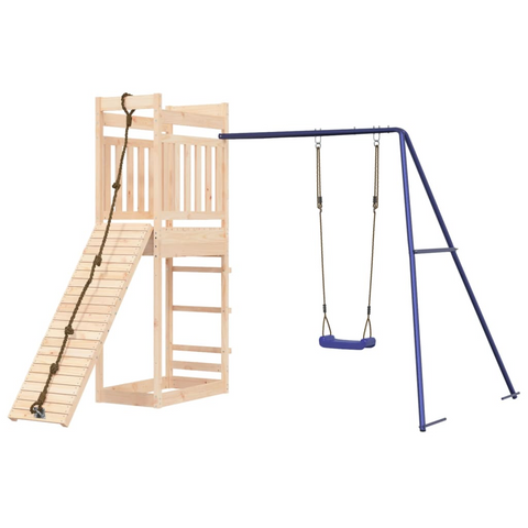 vidaXL Outdoor Playset Solid Wood Pine - Durable and Fun Playground Equipment for Children