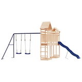 vidaXL Outdoor Playset Solid Wood Pine - Fun and Adventure for Kids