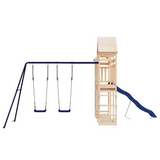 vidaXL Outdoor Playset Solid Wood Pine - Fun and Adventure for Kids