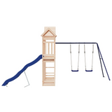 vidaXL Outdoor Playset Solid Wood Pine - Fun and Adventure for Kids