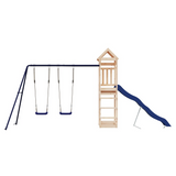 vidaXL Outdoor Playset Solid Wood Pine - Sturdy & Fun | vidaXL.com