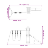 vidaXL Outdoor Playset Solid Wood Pine - Sturdy & Fun | vidaXL.com