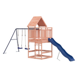 vidaXL Outdoor Playset Solid Wood Douglas - Durable and Fun Playground for Kids