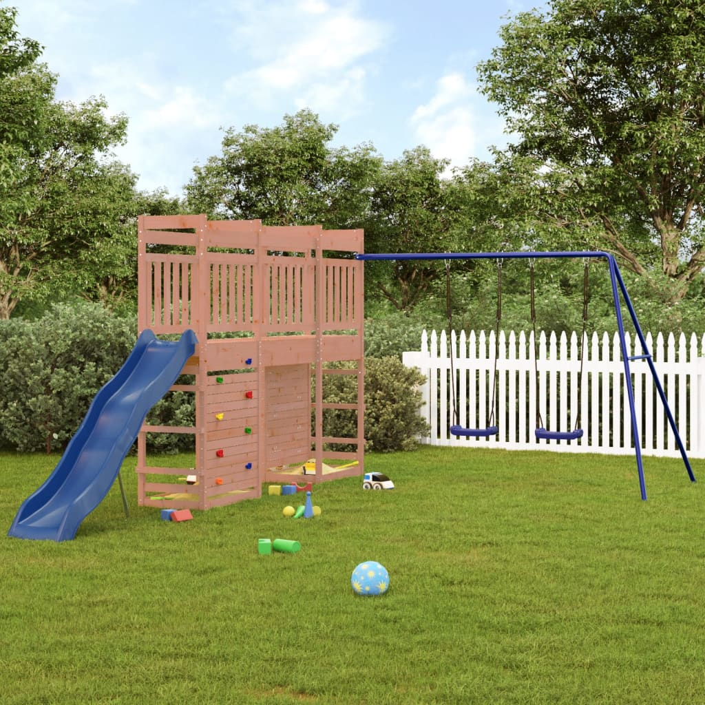 vidaXL Outdoor Playset Solid Wood Douglas - Durable, Sturdy, and Fun