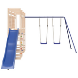 vidaXL Outdoor Playset Solid Wood Pine - Durable, Sturdy, Multi-Activity Centers