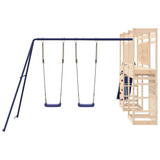 vidaXL Outdoor Playset Solid Wood Pine - Durable, Sturdy, Multi-Activity Centers