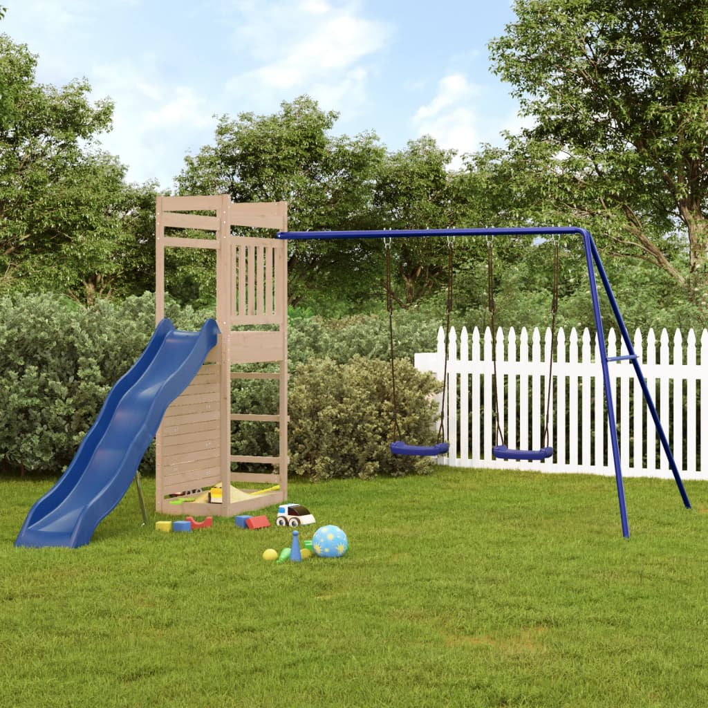 vidaXL Outdoor Playset Solid Wood Pine - Fun and Adventure for Your Kids