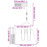 vidaXL Outdoor Playset Solid Wood Douglas | Durable & Fun