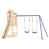 vidaXL Outdoor Playset Solid Wood Pine - Sturdy & Fun | Free Shipping