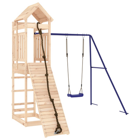 vidaXL Outdoor Playset Solid Wood Pine - Fun and Adventure for Your Kids