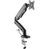 Lorell Monitor Mounting Arm - Height Adjustable - Black