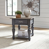 Ocean Isle Drawer End Table - Coastal and Cottage Style