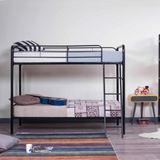 Better Home Products Twin over Twin Metal Bunk Bed - Sturdy, Space-Saving, and Safe