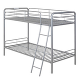 Better Home Products Twin over Twin Metal Bunk Bed