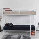 Better Home Products Twin over Twin Metal Bunk Bed - Sturdy and Safe Design