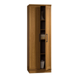 HomePlus Storage Cabinet - Adjustable Shelves, Framed Panel Doors, Sienna Oak Finish