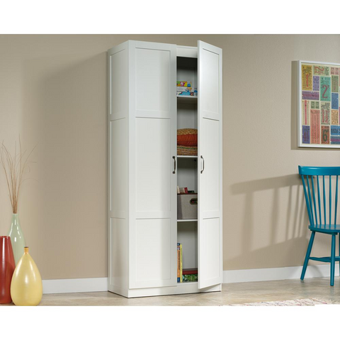 Storage Cabinet - 16 Deep White | Stylish and Spacious Storage Solution