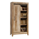 Adept Storage Cabinet Coa | Farmhouse Accent Cabinet with Sliding Door