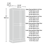 Double Deep Storage Cabinet Sm - Organize and Beautify Your Space