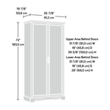 Carolina Grove Storage Cabinet Wo | Modern Two-Door Storage Solution