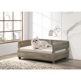 Rustic Pet Bed with Cushion | Stylish and Comfortable