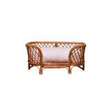 Rattan Pet Bed with Cushion - Stylish and Comfortable