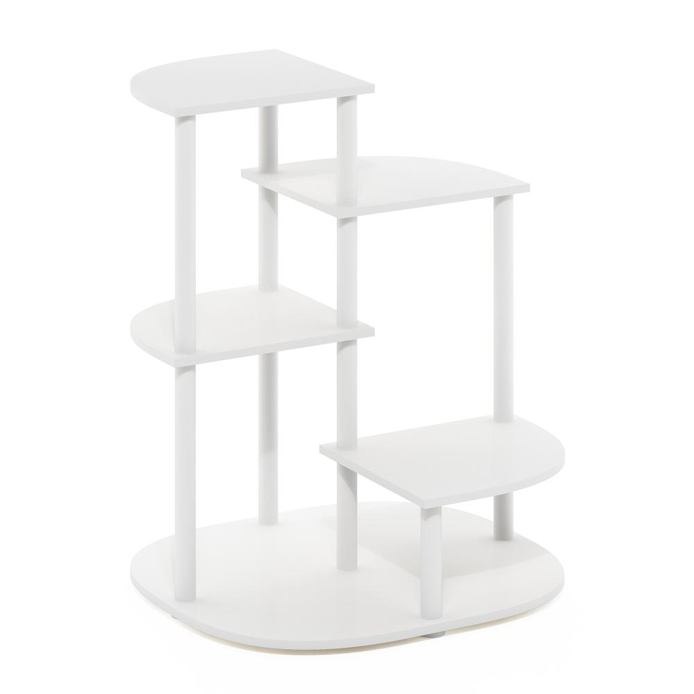 Furinno Celuka 4-Tier Indoor Outdoor Potted Plant Stand Holder