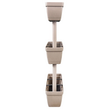 Buy vidaXL Garden Planter 3 pcs 39.4" Taupe - Best Price Online