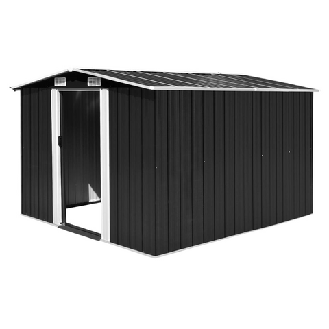 vidaXL Garden Shed 101.2"x117.3"x70.1" Metal Anthracite - High-Quality Outdoor Storage