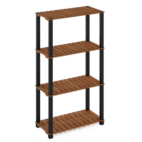 Pangkor 4-Tier Turn-N-Tube Indoor Outdoor Plant Shelf Wood Stand