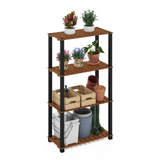 Pangkor 4-Tier Turn-N-Tube Indoor Outdoor Plant Shelf Wood Stand