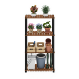 Pangkor 4-Tier Turn-N-Tube Indoor Outdoor Plant Shelf Wood Stand