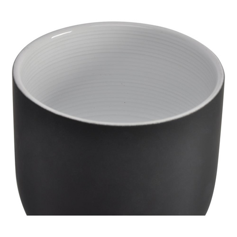 Spice Planter 7In Black - Handmade Ceramic Stoneware