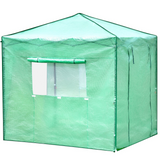 VEVOR 8'x 6'x 8' Pop-Up Greenhouse | Set Up in Minutes | Portable Greenhouse with Doors & Windows