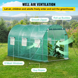 VEVOR Walk-in Tunnel Greenhouse, 12 x 7 x 7 ft Portable Plant Hot House