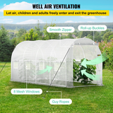 VEVOR Walk-in Tunnel Greenhouse | 15 x 7 x 7 ft | Portable Plant Hot House