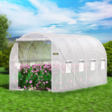 VEVOR Walk-in Tunnel Greenhouse | 15 x 7 x 7 ft | Portable Plant Hot House