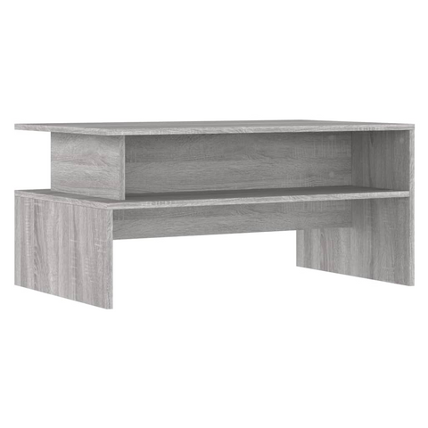 vidaXL Coffee Table Gray Sonoma 35.4"x21.7"x16.7" Engineered Wood - Elegant and Functional