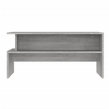 vidaXL Coffee Table Gray Sonoma 35.4"x21.7"x16.7" Engineered Wood - Elegant and Functional