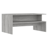 vidaXL Coffee Table Gray Sonoma 35.4"x21.7"x16.7" Engineered Wood - Elegant and Functional