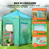 VEVOR Greenhouse Portable Walk-in Hot Green House Tent 6' x 4' x 8' Plant Garden