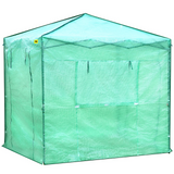 VEVOR 8'x 6'x 8' Pop-Up Greenhouse | Set Up in Minutes | Portable Greenhouse with Doors & Windows