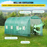 VEVOR Walk-in Tunnel Greenhouse | 15 x 7 x 7 ft | Portable Plant Hot House