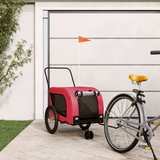 vidaXL Pet Bike Trailer Red and Black - Comfortable and Convenient