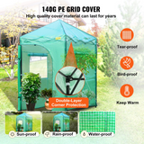 VEVOR Greenhouse Portable Walk-in Hot Green House Tent 6' x 4' x 8' Plant Garden