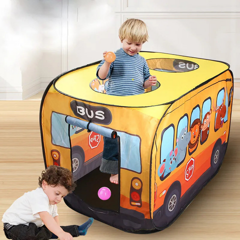 Explore the Adventure with the Play Tent Pop Up "Bus" Multivariant