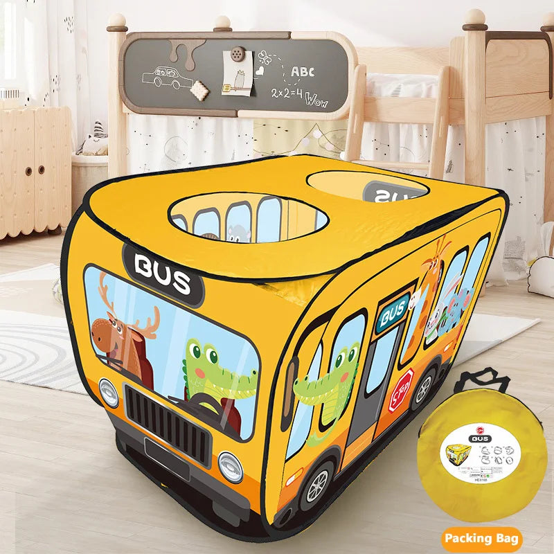 Explore the Adventure with the Play Tent Pop Up "Bus" Multivariant