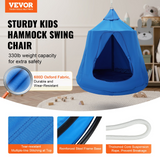 VEVOR Hanging Tree Tent - Indoor/Outdoor Swing Hammock Sensory Chair w/LED Lights