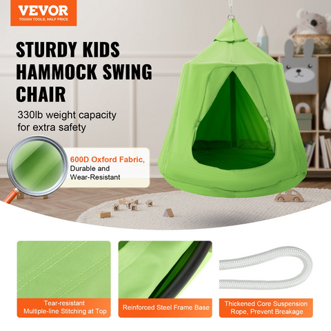 VEVOR Hanging Tree Tent - Indoor & Outdoor Hammock Sensory Swing Chair